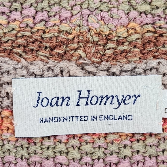 Joan Homyer Women's Hand Knitted Cardigan Sweater - Picture 3 of 7